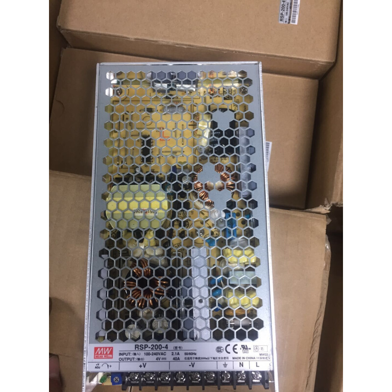 台湾明纬RSP-200-4  4V40A 200W单路输出PFC超薄型开关电源 电子元器件市场 电源 原图主图