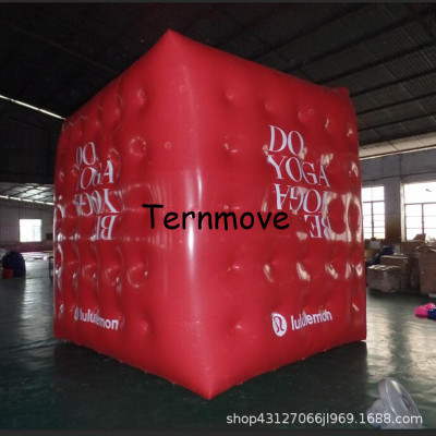 充气氦气正方形球升空礼盒升空气模魔方空飘球pvc helium cube