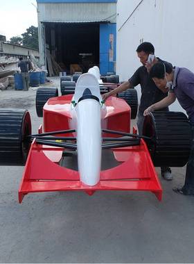 大型玻璃钢仿真赛车汽车观观车模型影视商业活动展会电影道具雕塑