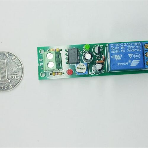 通电延时断开继电器 5V12V 60秒可调延时模组 小车工控定时自动关
