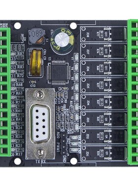 简易PLC工控板国产FX1N/2N-6MR/T/10/14/20MR/T可编程控制器