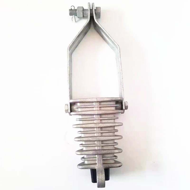 新款耐张线夹绝缘NXJG架空线拉板楔形固定铝合金拉线金具1KV10KV