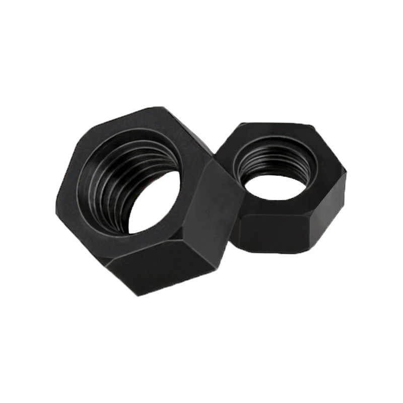 尼龙外六角螺母白色塑料螺帽塑q胶黑色M2M3M4M5M6M8M10M12M14M20