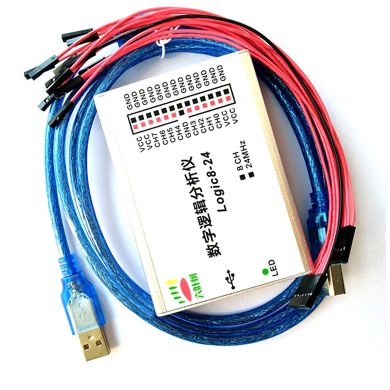 SaleaeLoigc8通道数字信号TYPEC协议解pulseView逻辑分析仪示波器