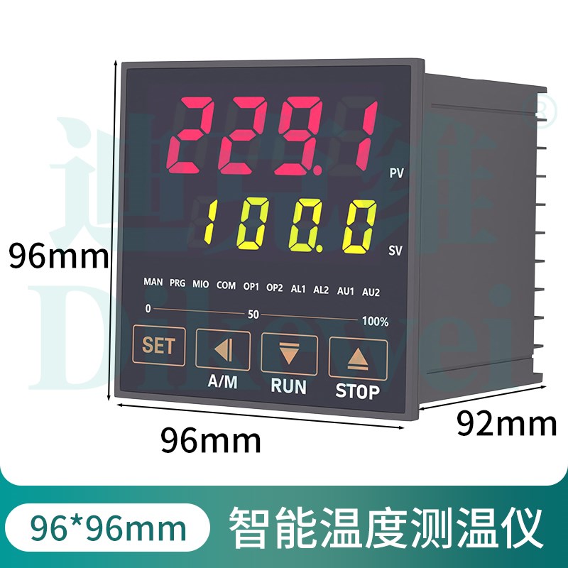 智能温控器数显温度表PLD可调温度测温仪表K热电阻PT100热电偶K型