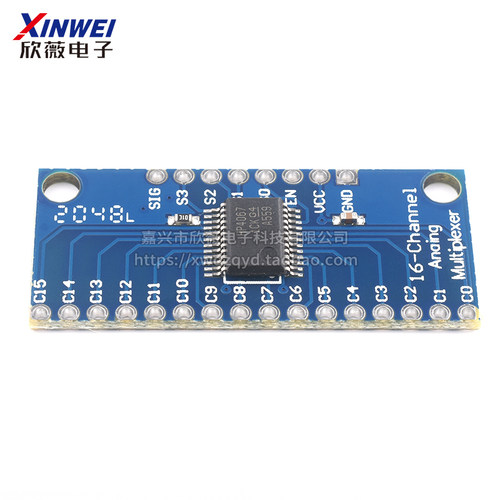CD74HC4067高速CMOS 16通道模拟多路复用器 Analog/Digital