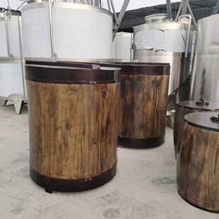 桑皮纸糊制内胆 木质酒海 高度酒储存木酒桶 小型迷你款