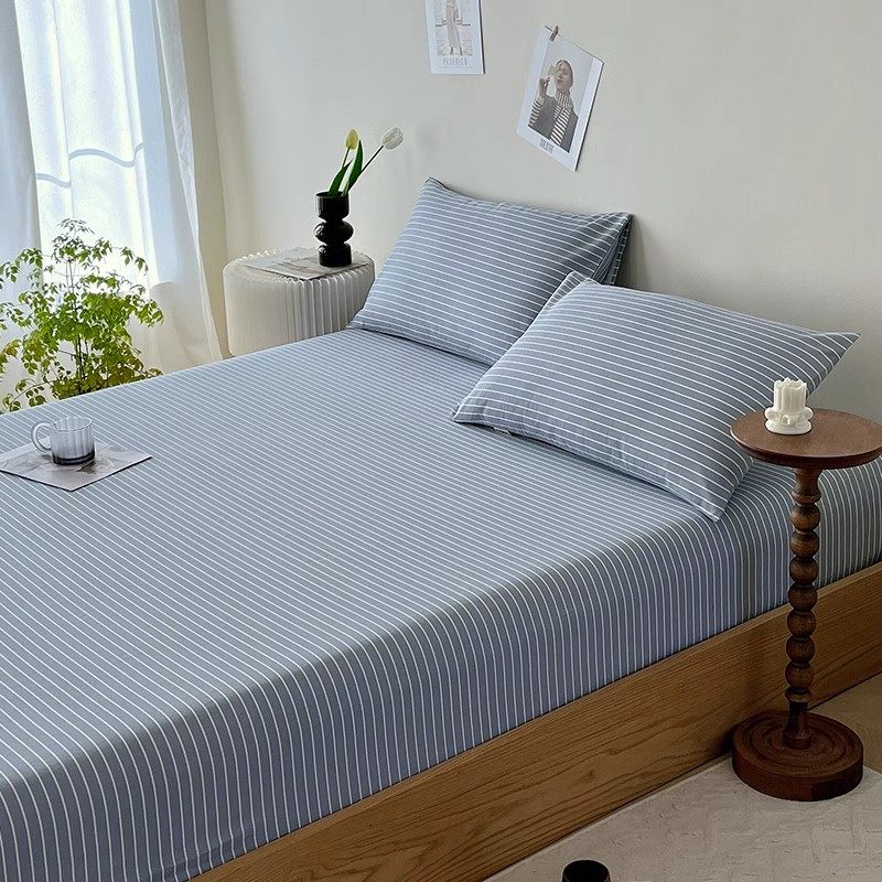 极速202c3新款纯棉老粗布牀笠单件全棉凉感牀单牀罩牀垫牀包防尘,床上用品,床笠,淘宝优惠券,粉丝福利购,淘宝优惠卷