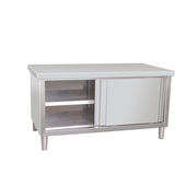 极速碗柜拉门案板商用家用厨房打荷台拉I门工作台304304不锈钢