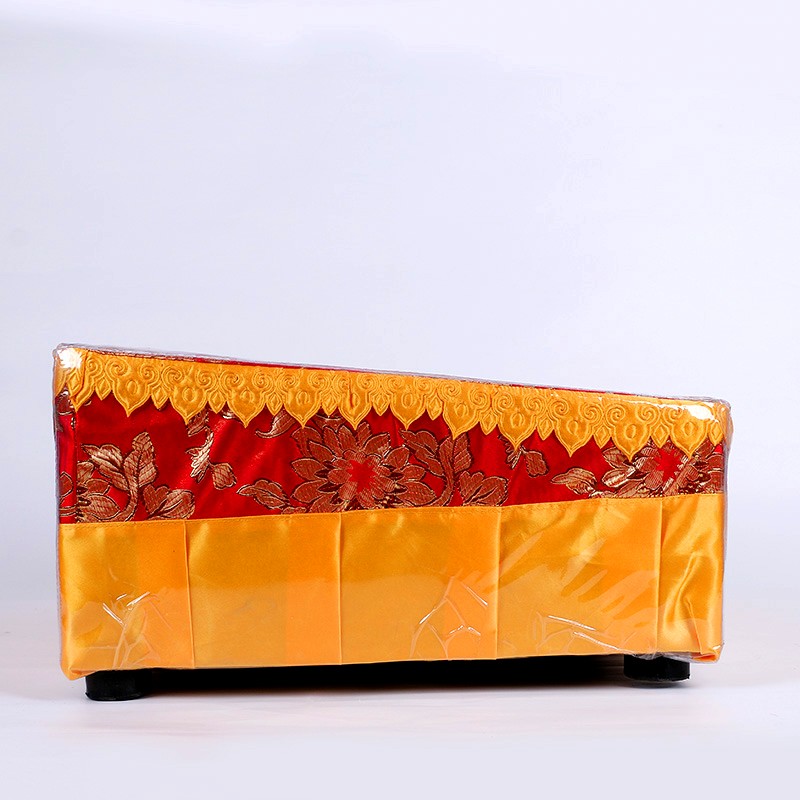 极速礼佛拜垫佛堂实木拜垫家用上香磕G头跪垫莲花拜凳寺庙蒲团加