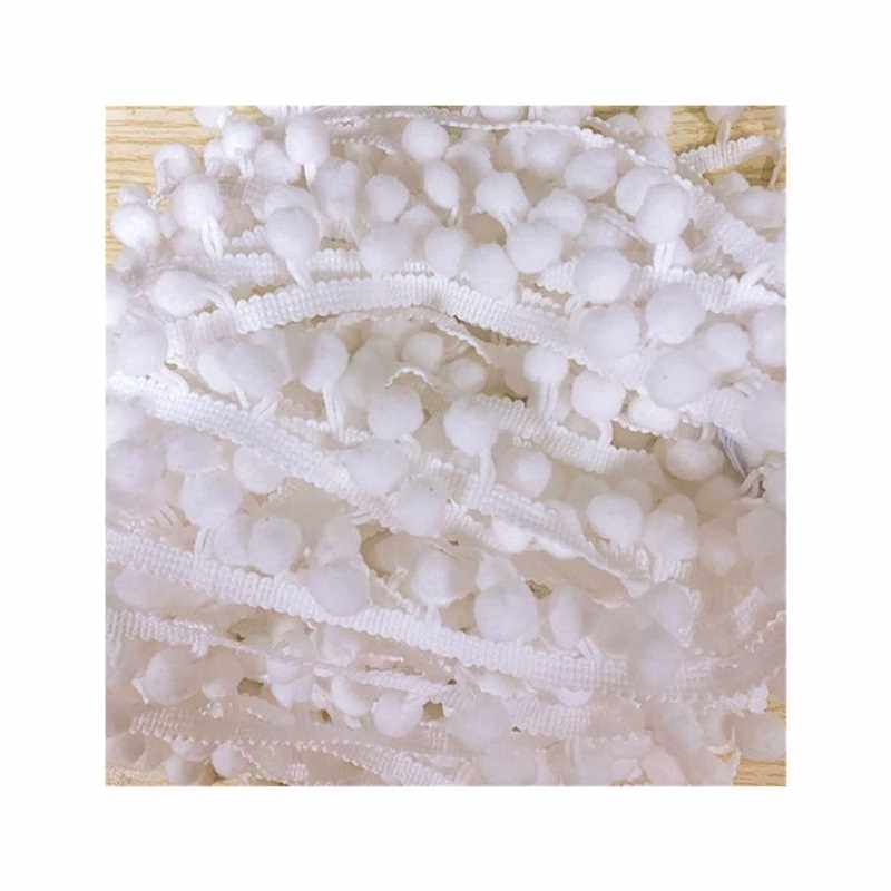 极速20米花边球球l桌布抱枕窗帘手工装饰饰品蕾丝花边辅料流苏毛