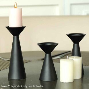 极速3pcs Dining Table rCandle Holder Set Candlestick Restaur