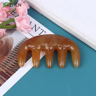 极速1Pc Chinese Namture Jade Wood Comb Guasha Facial Massage