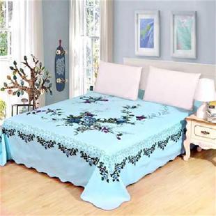 极速上海民光磨毛纯棉加厚双人老式国民J床单单件全棉明光怀旧传