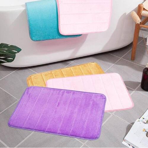 极速Bath Pad Anti-slip Wwide Applicability Coral Fleece