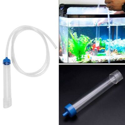 极速1Pc Manual Aquarium Grawvel Cleaner Vacuum Handheld Siph