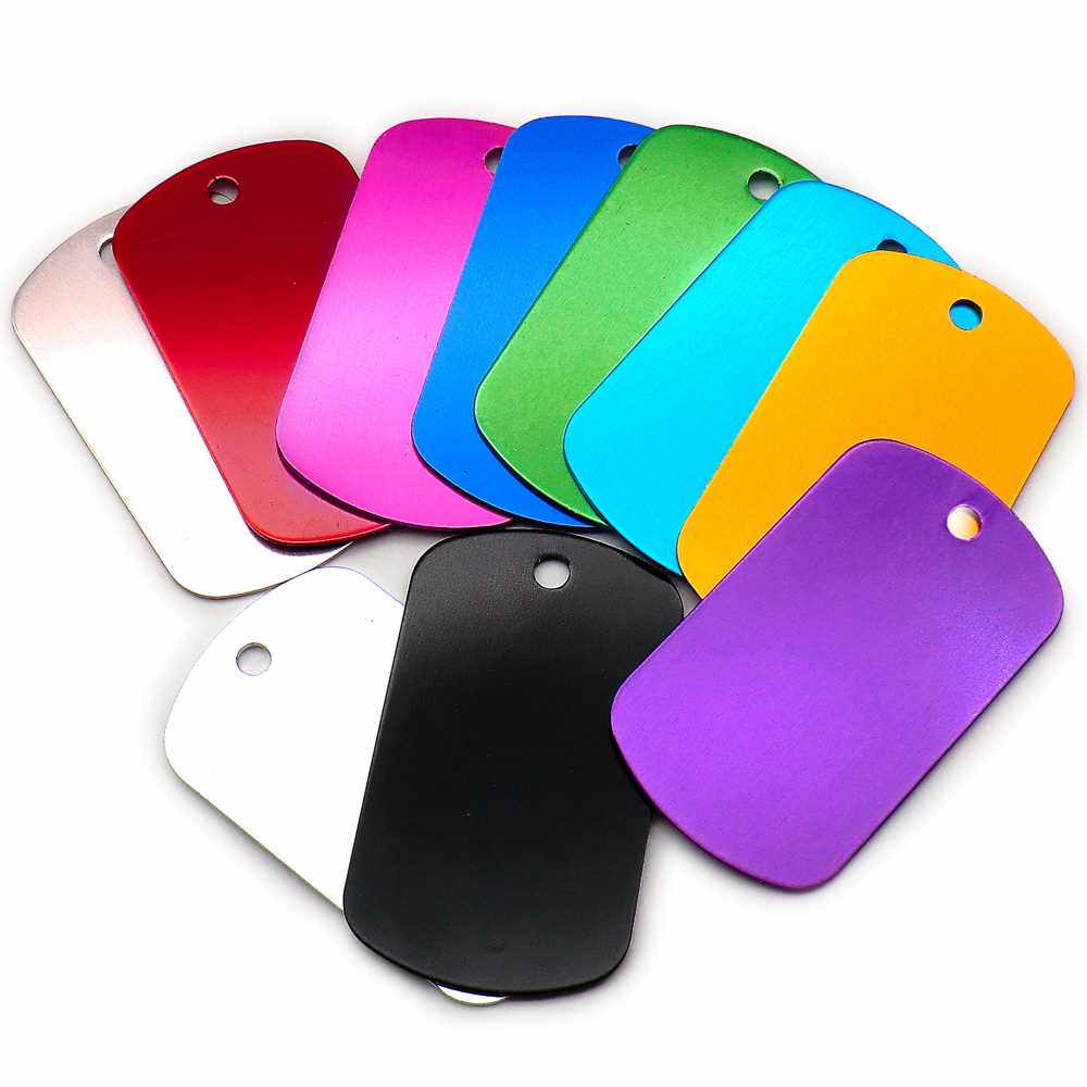 极速WHOLESALE 100PCS Dog Tag Name Plate Pet ID Tag PeYrsonal
