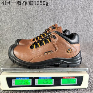 新品内外全皮f男士低帮透气防臭劳保鞋实心厚底耐油防刺防砸安全