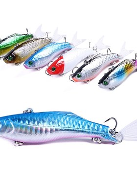 极速1pcs 8cm  22.m5g Sinking VIB Lure No Rattling Ball Artif