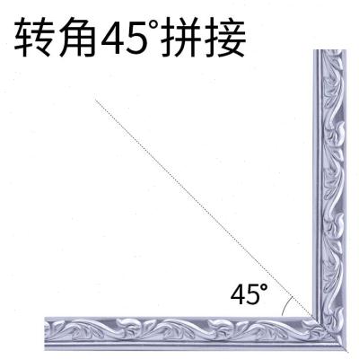 极速新款2.5厘米Pnvc软线条装饰边框pu线条石膏线条吊顶画框镜子