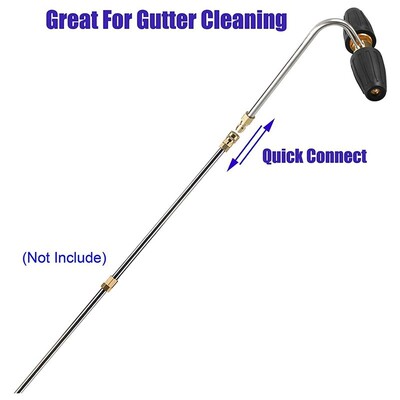 极速Gutter Cleaner Attachment for Pressure WashRer, 2 Rotati