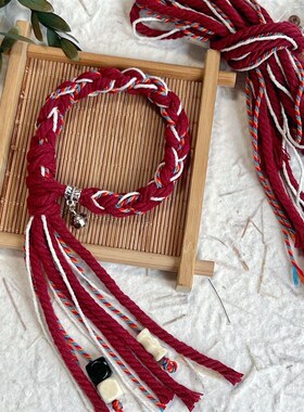 极速藏式手绳女生手工编织tdiy材料包民族风手链藏系手环饰品女小