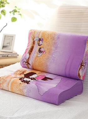 极速乳胶枕套儿童50x30纯棉55X35乳胶枕全棉4P0X60记忆枕头套一对