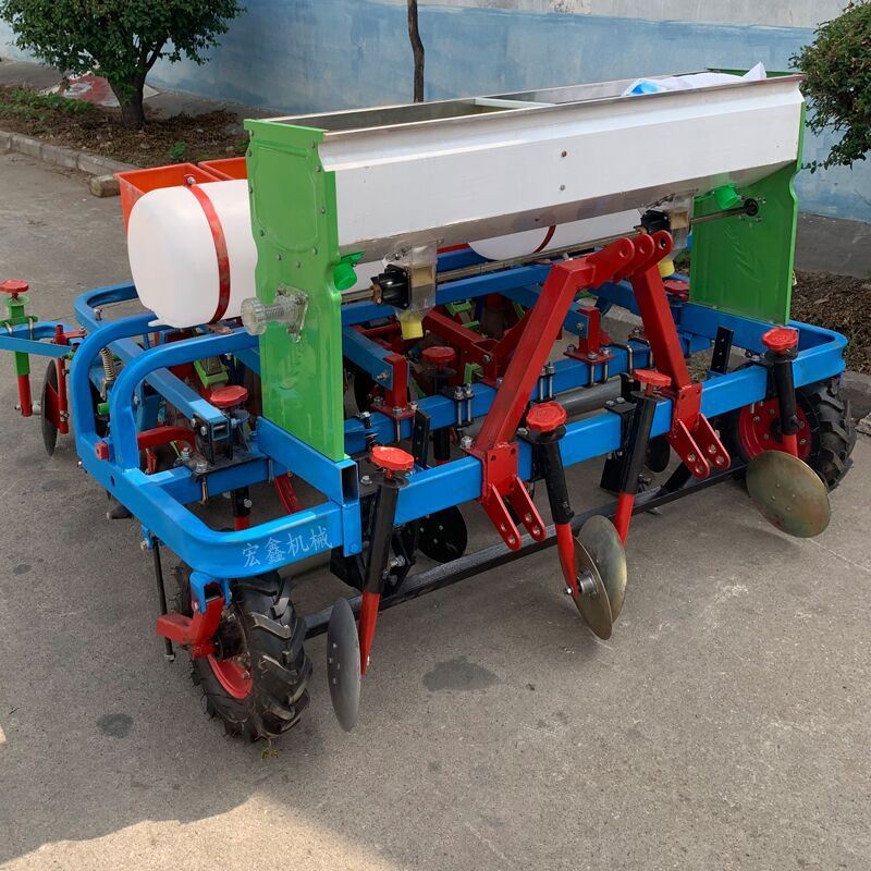 极速玉米播种覆膜机 两行的花生种植盖G膜All 单行旋耕起垄覆膜机