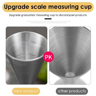 极速30/45ml 30j/60ml Cocktail Wine Shaker Measure Cup Stainl