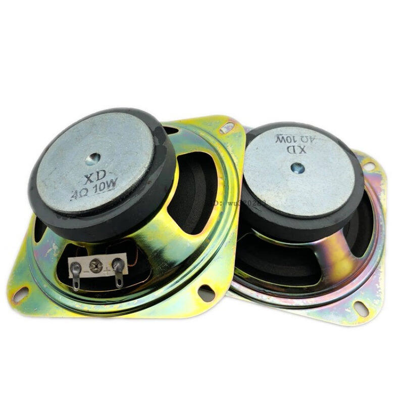 极速4寸102mm外磁泡边4欧姆8欧姆10瓦w低音P炮全频喇叭扬声器一对
