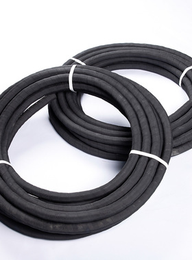 极速新品6分e1寸2寸3寸4寸黑色夹布橡胶软水管高压软管耐高温蒸汽