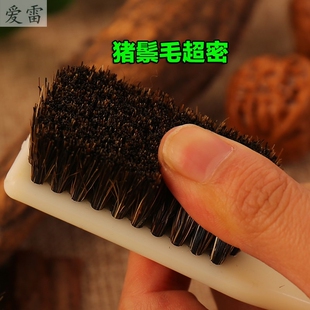 极速文玩钢丝刷玉器打磨抛光工具包浆核桃手串抛光机刷.桃核手串