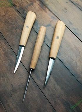 极速木雕刻c刀 晌午 bush 户外雕刻刀挖勺刀木工工具 大号雕刻刀