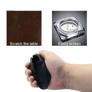 极速Ashtray Silicone Ash Tray Table Holder Reusable Hou.seho