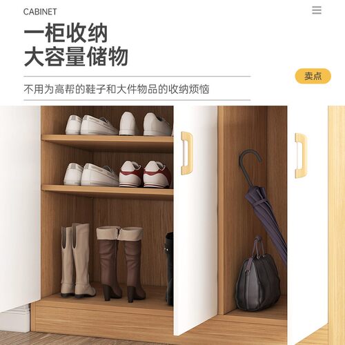 新品玄关柜家用h门口入户北欧风储物柜轻奢进门鞋柜大容量简约现