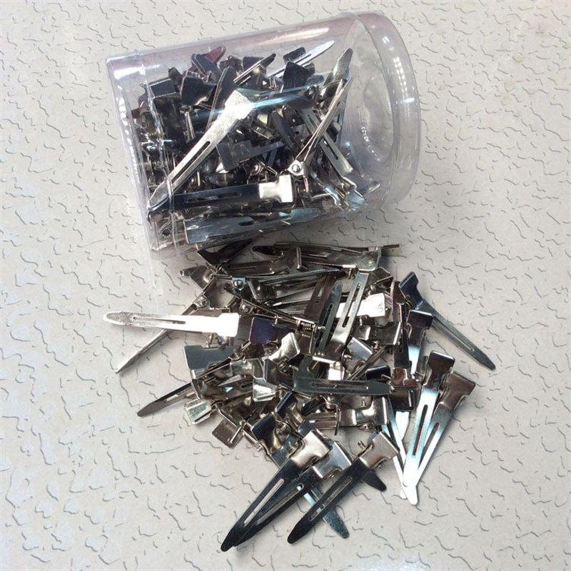 极速不锈钢定位夹头发烫发分区A皮卡路夹子手推波纹夹不锈钢美发