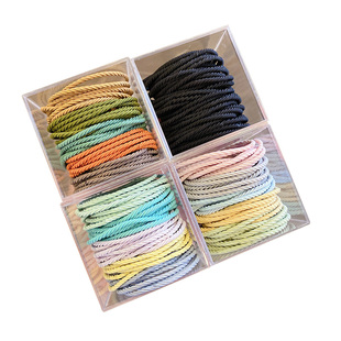 Hair New Rubber 5CM Tie Elastic Nuylon Color 100PCS 极速50