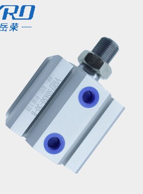 YRO岳荣薄型气缸SDA20-5-10-15-20-25-30螺纹外牙气缸SDAS20-50-B