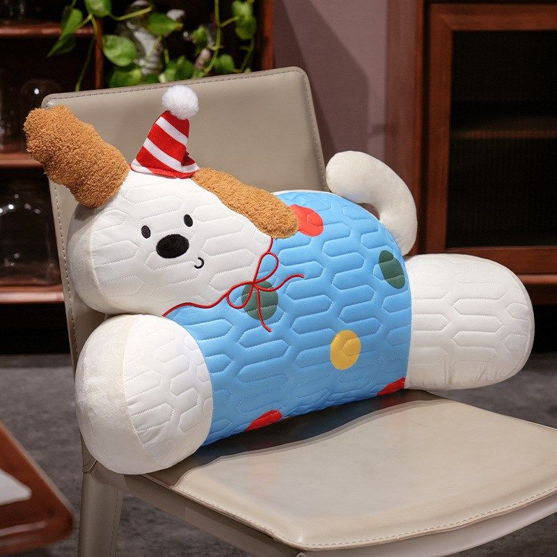 乳胶冰丝PP棉腰枕靠垫靠枕办公室趴趴枕座椅久坐护腰坐垫汽车腰靠,床上用品,乳胶枕,淘宝优惠券,粉丝福利购,淘宝优惠卷