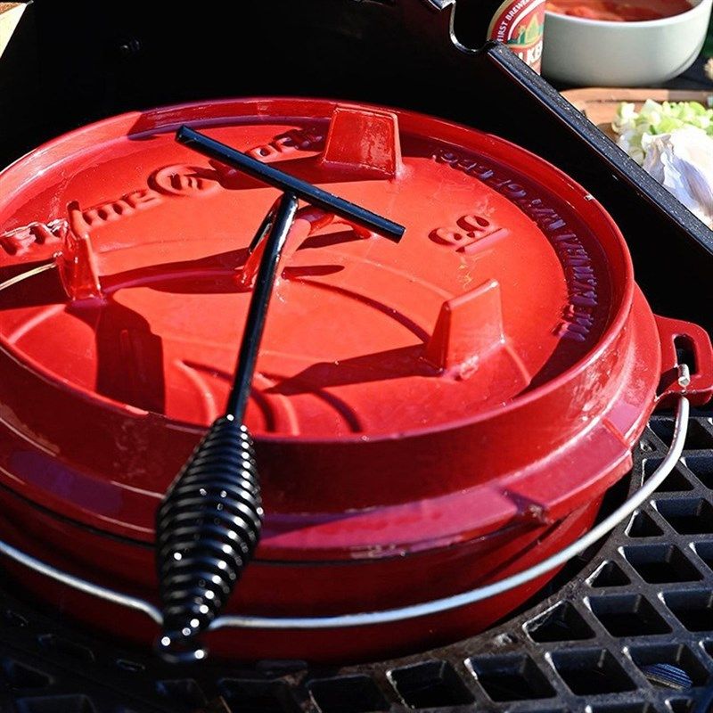 12寸30cm大号户外炊具露营野炊炖鸡铸铁吊锅珐琅荷兰锅,户外/登山/野营/旅行用品,套锅/户外炊具,淘宝优惠券,粉丝福利购,淘宝优惠卷