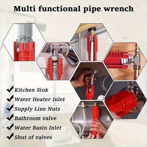 8 in 1 Multi function sink bathroom wrench plumbing管道设备