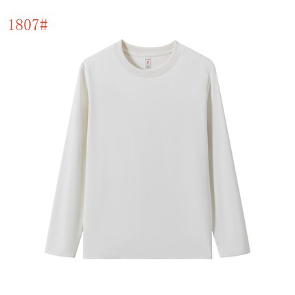 当潮马长袖T恤春秋季美式宽松打底衫潮牌百搭学生休闲外套DQR1807