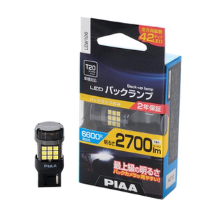 6600K 2700lm 12V PIAA倒车灯泡 LED 22W 芯片1个灯泡 T20