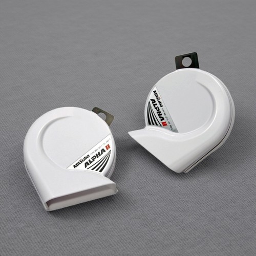 日本三菱MITSUBA汽车喇叭ALPHA II系列白色超响欧洲音含税包邮