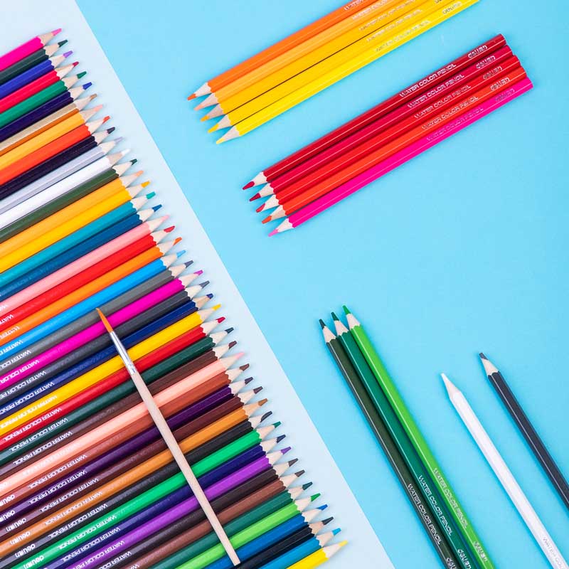 水溶性彩铅手绘补色涂色笔彩铅