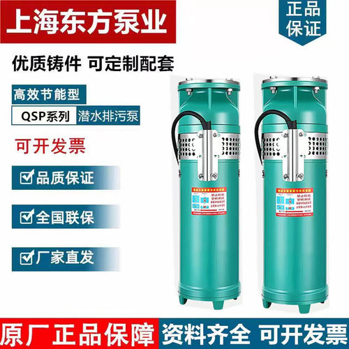 上海东方QSP潜水喷泉泵东方不锈钢喷泉泵