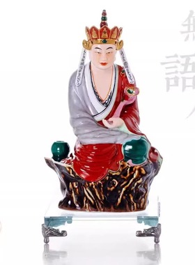 景德镇无语佛陶瓷雕塑摆件