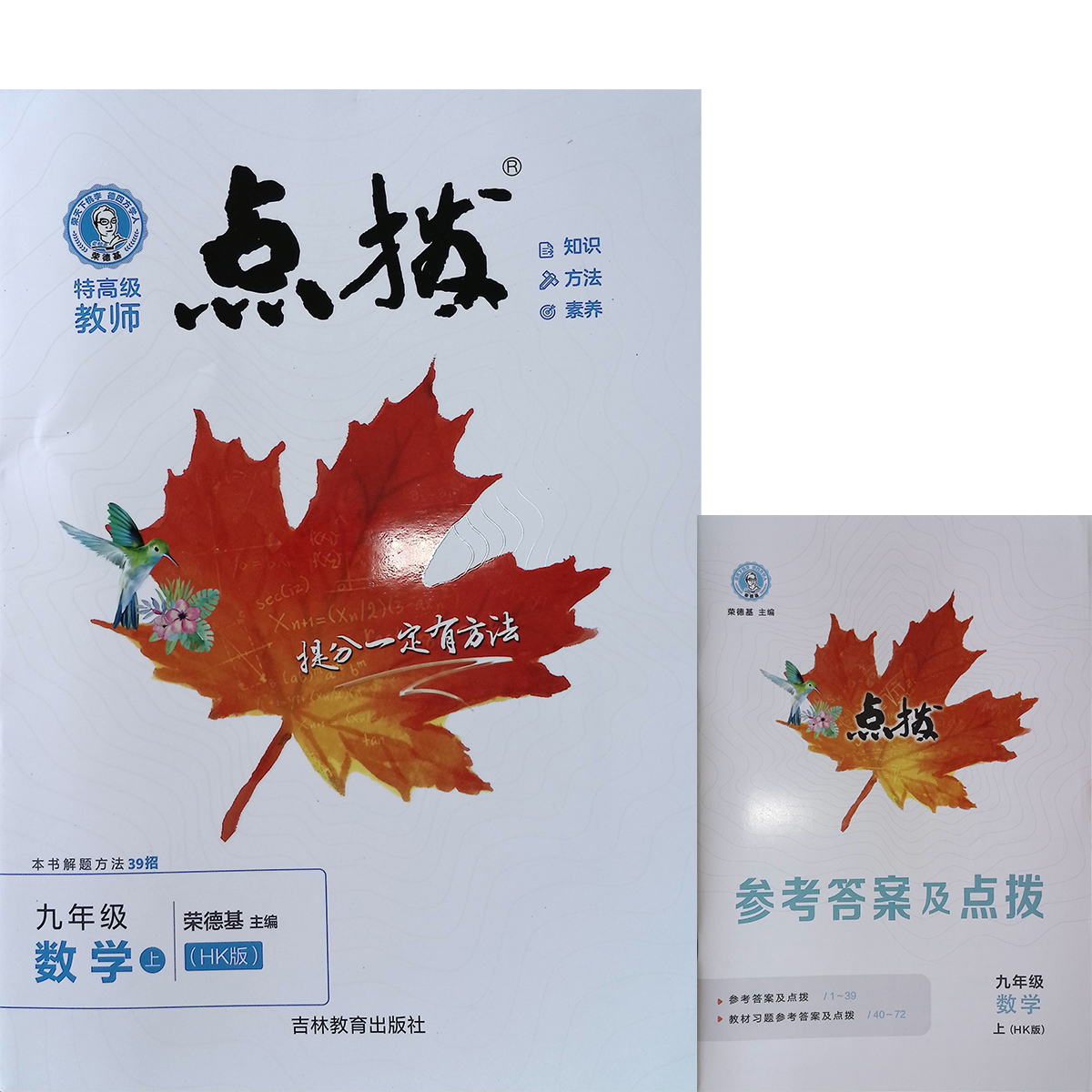 2025秋 荣德基 点拔点拨 九9年级 数学 上册 沪科版HK版 课时同步教材全解