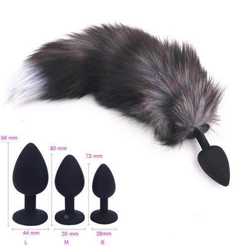 Silicone Anal Plug Sexy Tail Fox Tail Butt Plug Anal Sex Toy