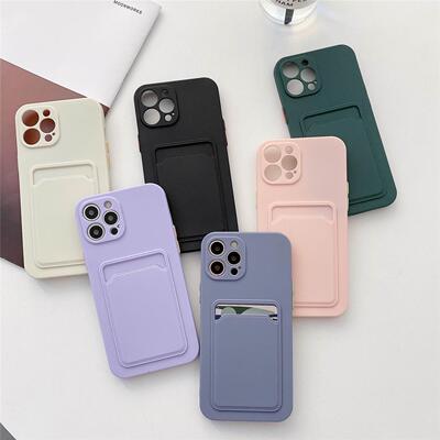 适用于iphone 11 12 13 14 15 pro max case xsmax xr x 78plus 12 13mini card holder cover插卡手机壳